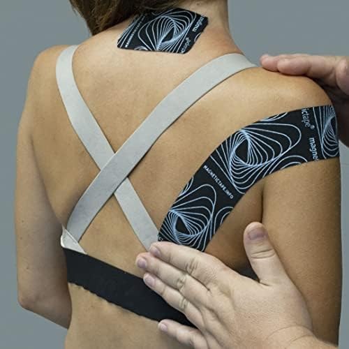 MagneticTape® applied to shoulder and upper back